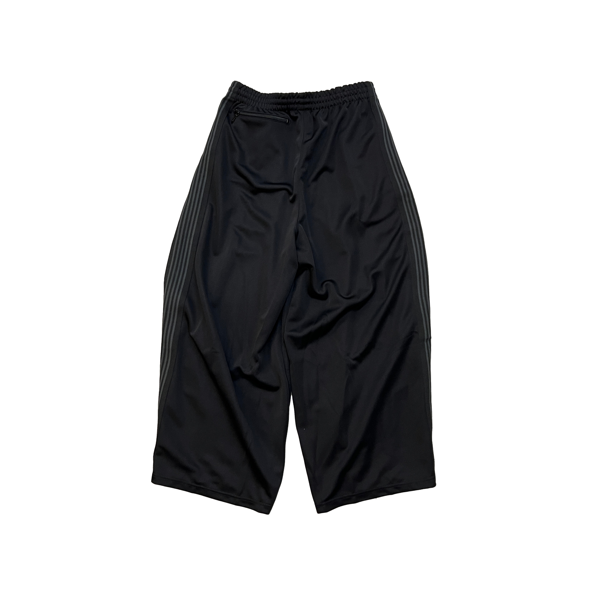 寬管STUDIOUS X NEEDLES <別注> TRACK H.D.PANTS - BLACK