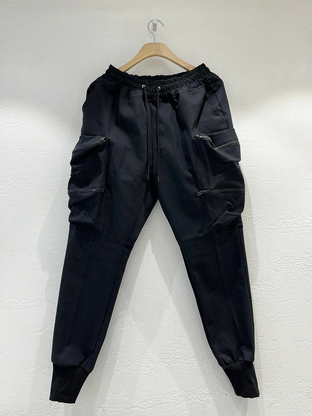 淨色工裝修身束腳褲 10.GVTY-0100P