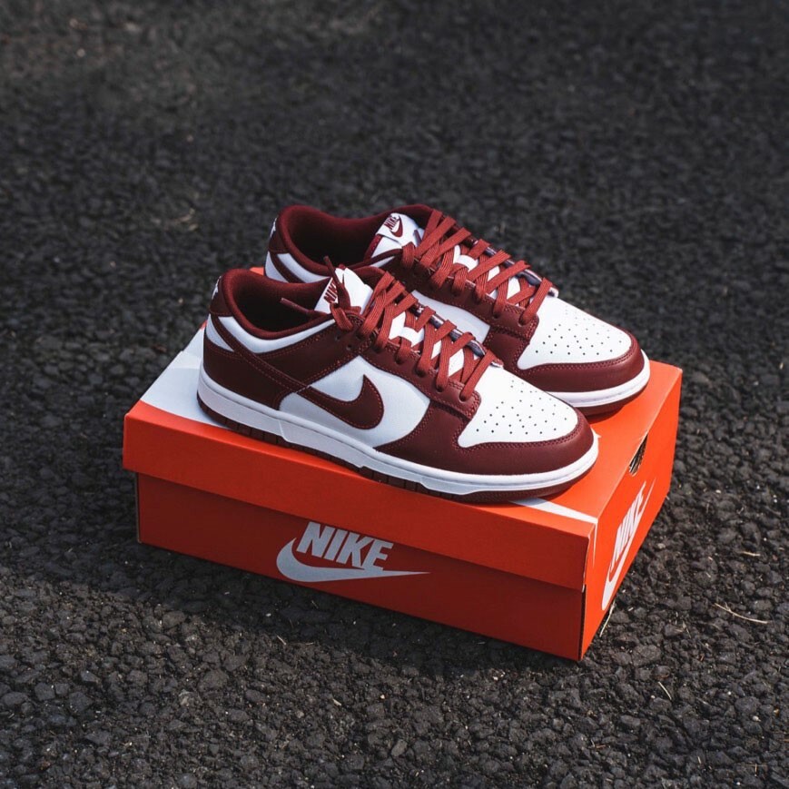 Nike Dunk Low Retro "Team Red" 復古 酒紅色 男款 DD1391601