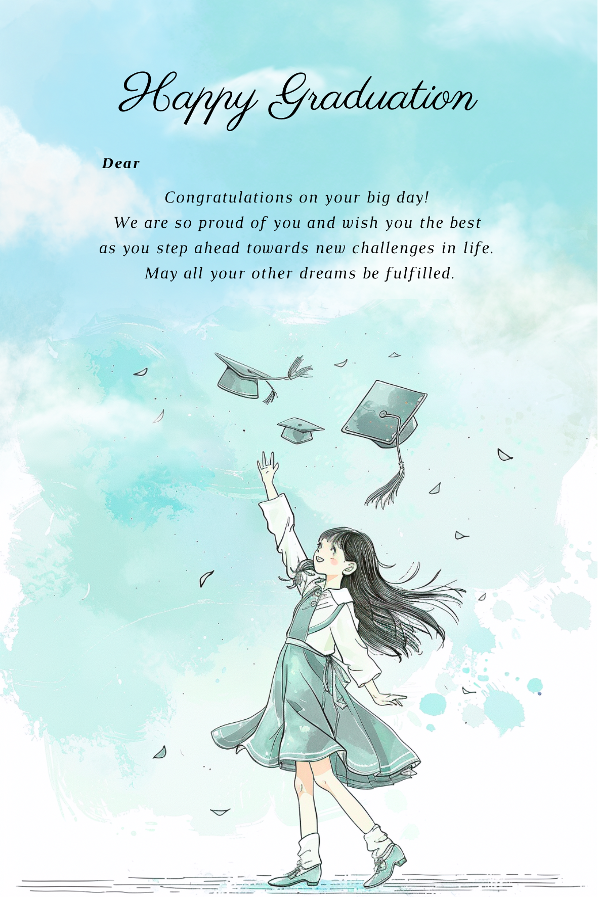 Graduation Card - 畢業卡 (請於結帳頁加購）