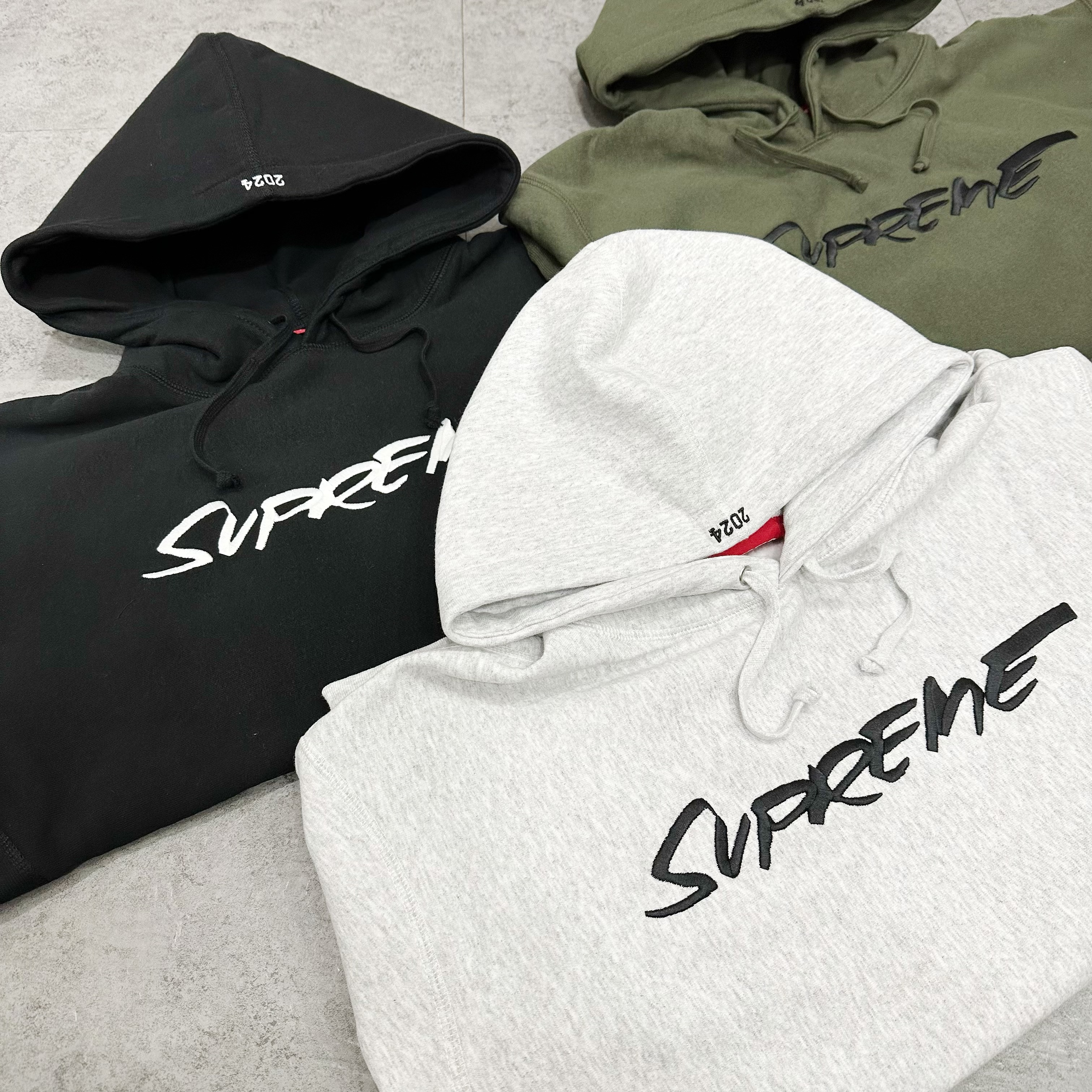 Supreme SS24 Futura Hoodie SweatShirt Ash Grey