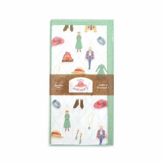 蘇菲的沙龍 霍爾的移動城堡 一筆箋 信紙信封組｜日本吉卜力