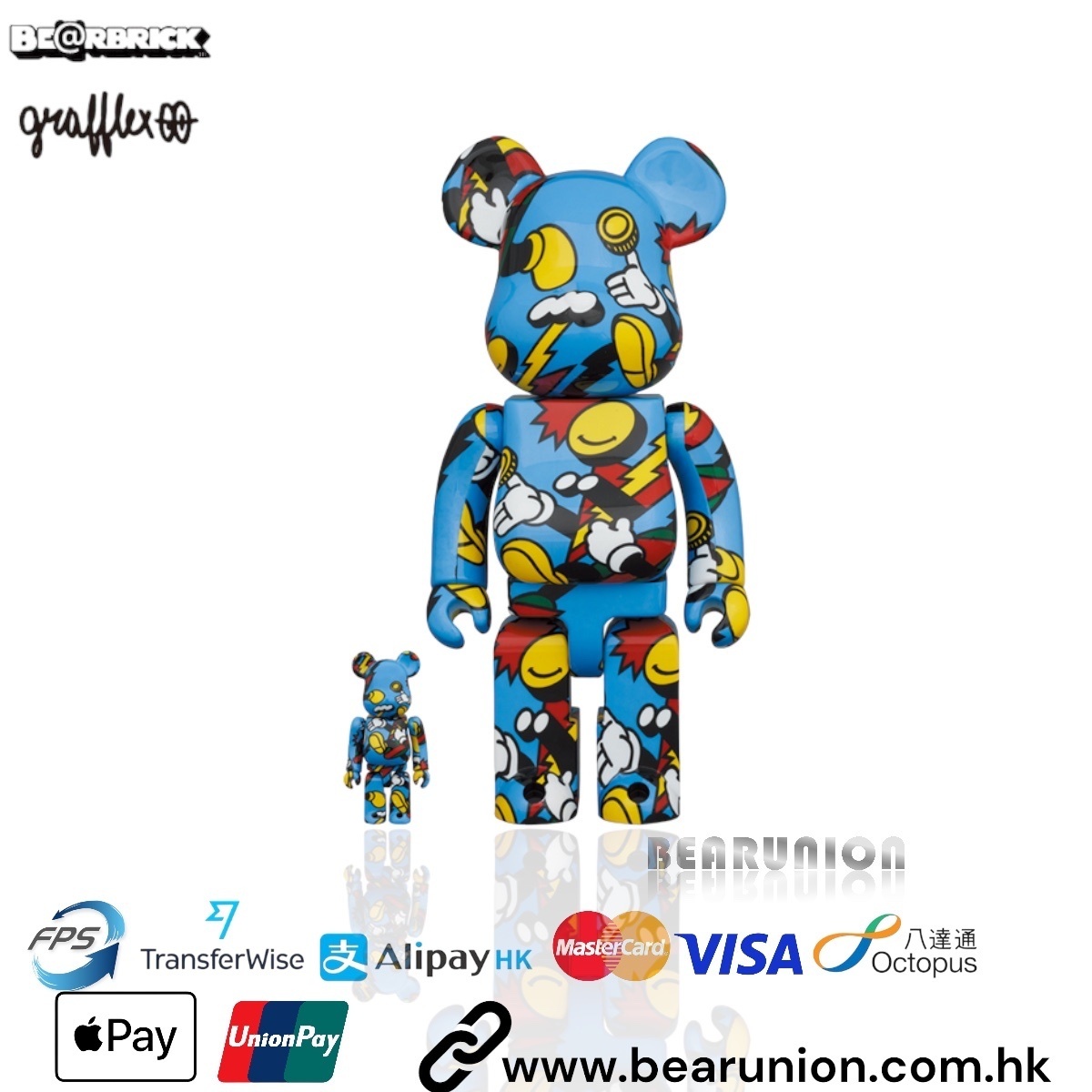 🥇現貨🥇Bearbrick 400% 100%  GRAFFLEX