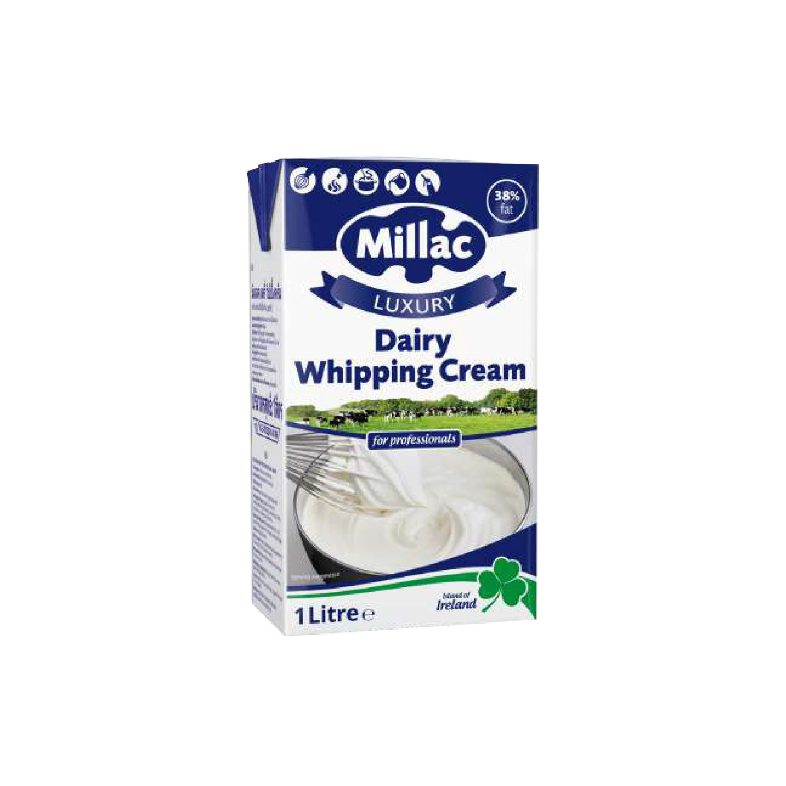 [ 鮮奶油] 最新效期:2026.05.10~  藍米勒38%動物性鮮奶油(原藍風車) 原裝1000ml