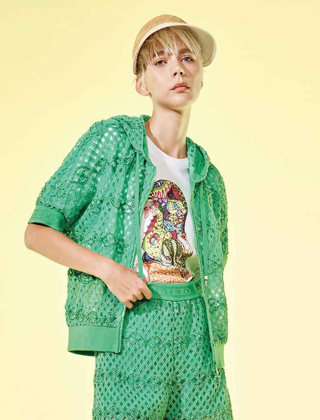 BD10128D1夏日綠外搭短袖小外套