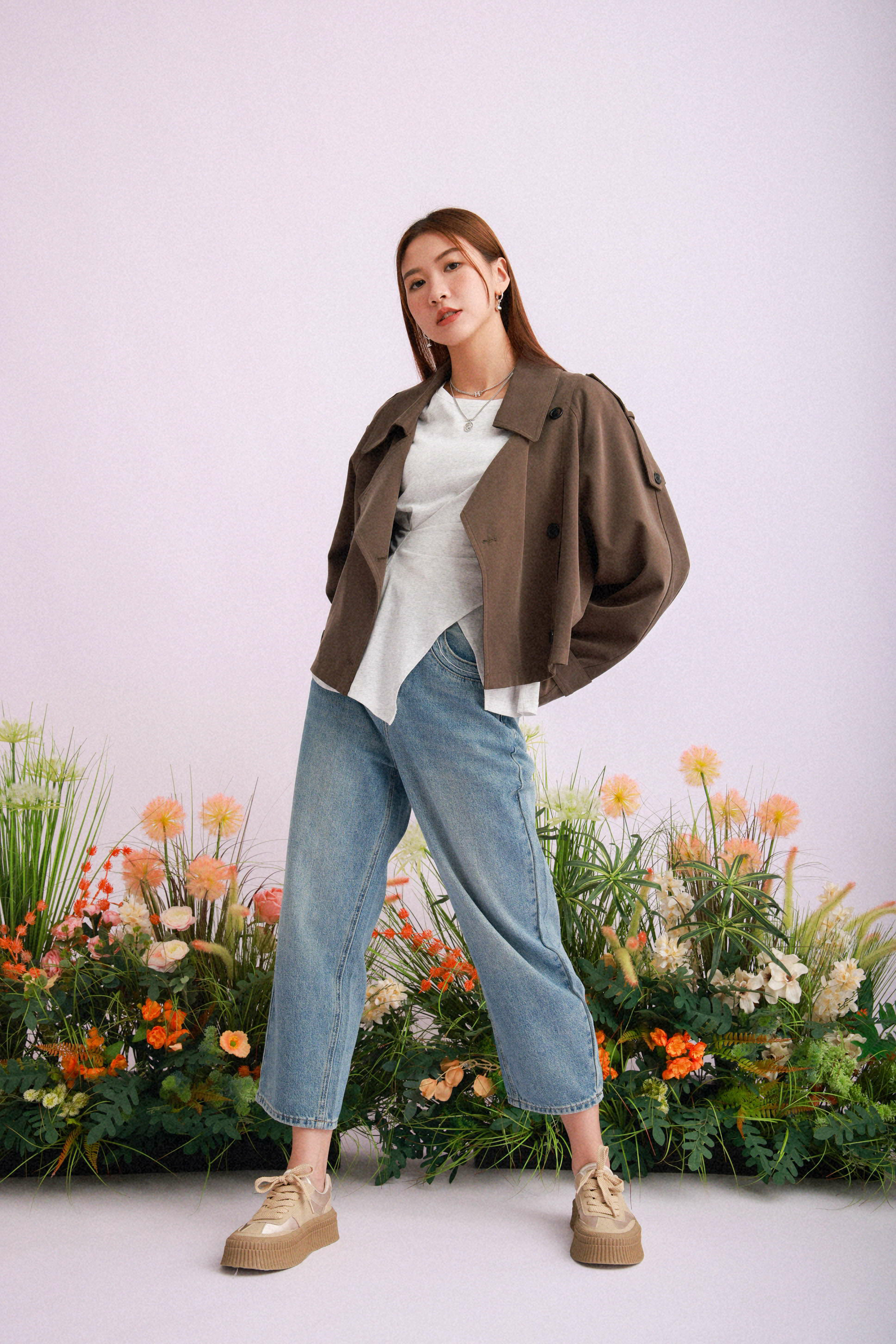 造型 785（外套＋上衣＋牛仔褲）