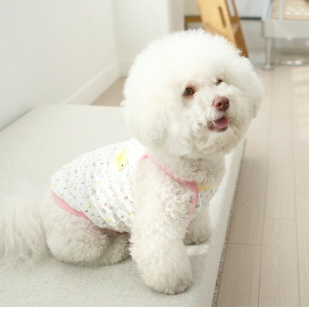 ITS DOG 有機棉小麻雀背心