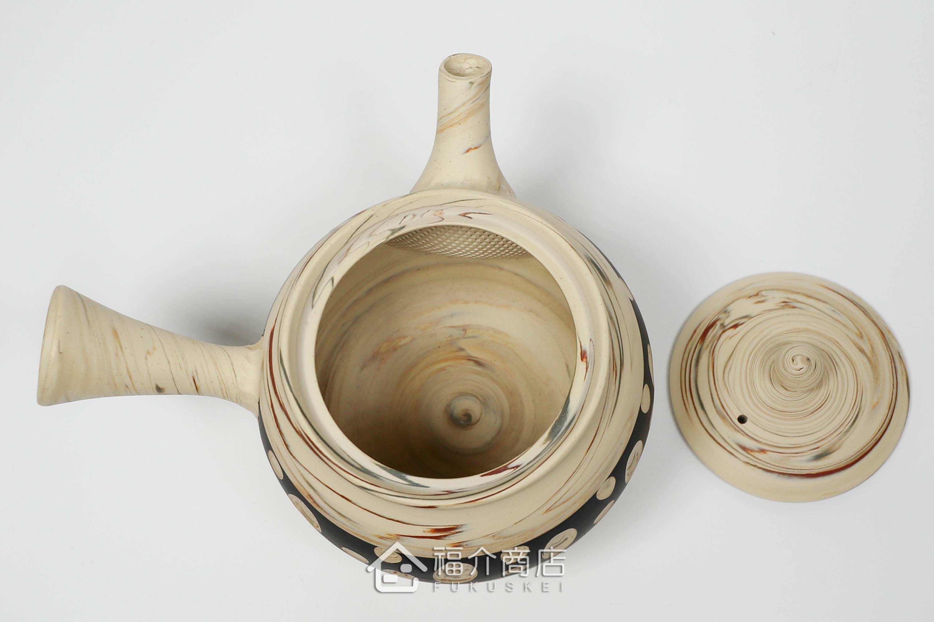 泡茶用的日本陶瓷茶壺