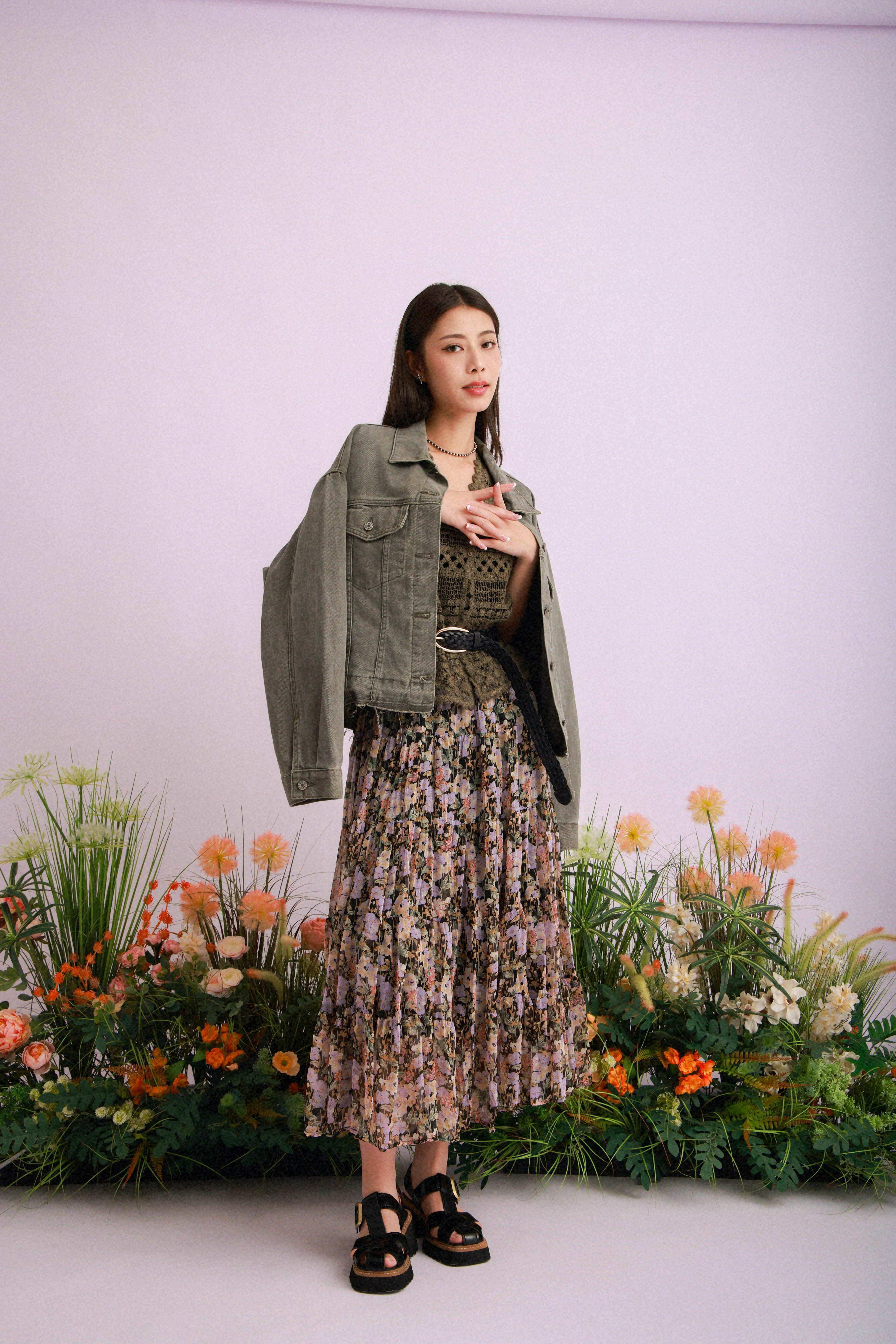 造型 791 （外套＋背心＋半截裙）