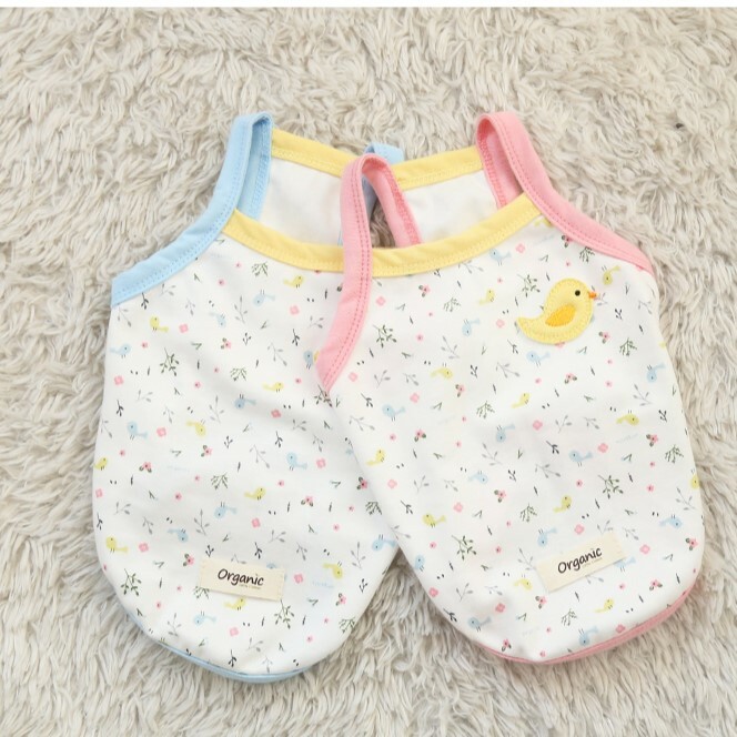 ITS DOG 有機棉小麻雀背心