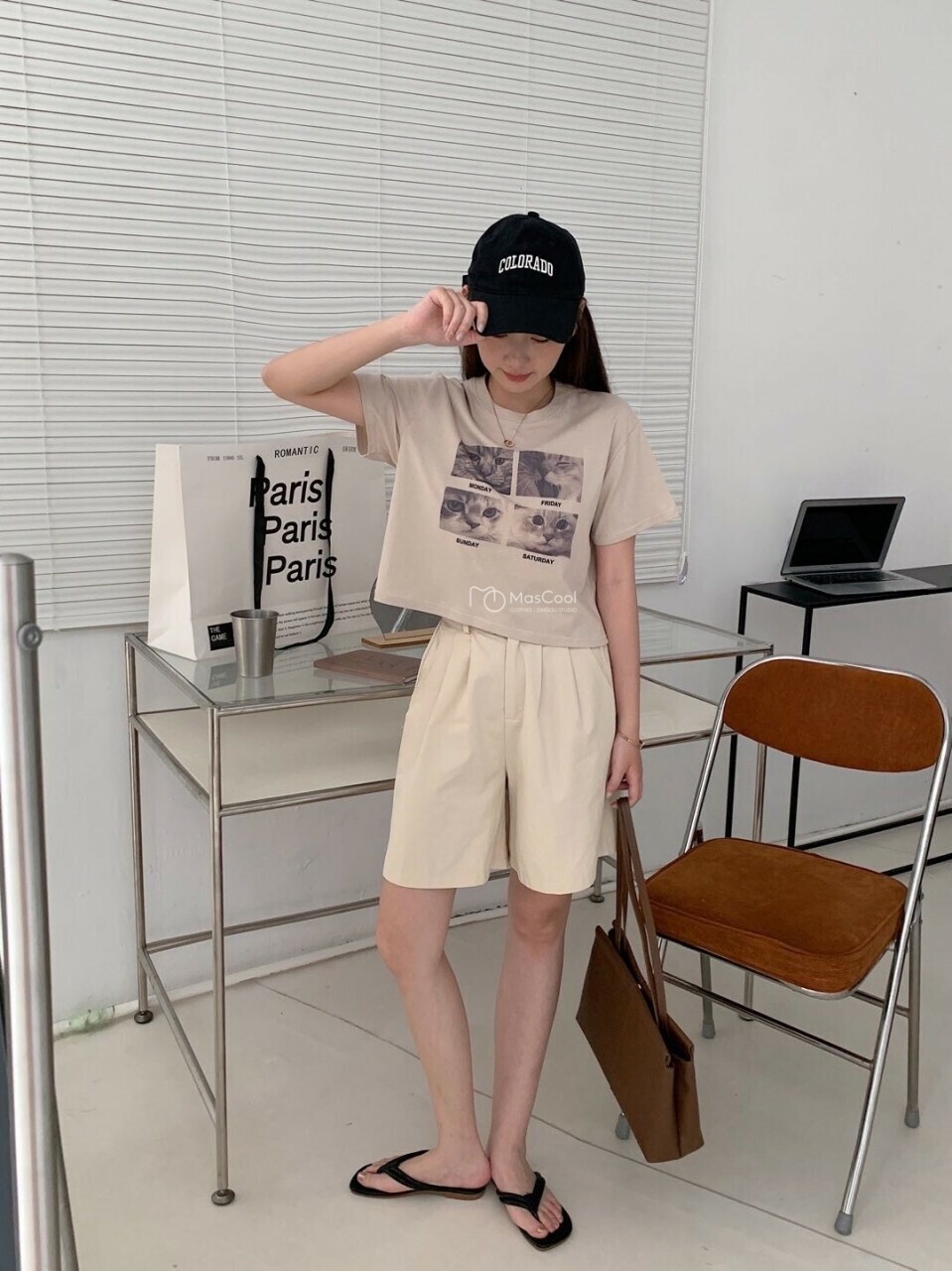 6100 Cat短版上衣