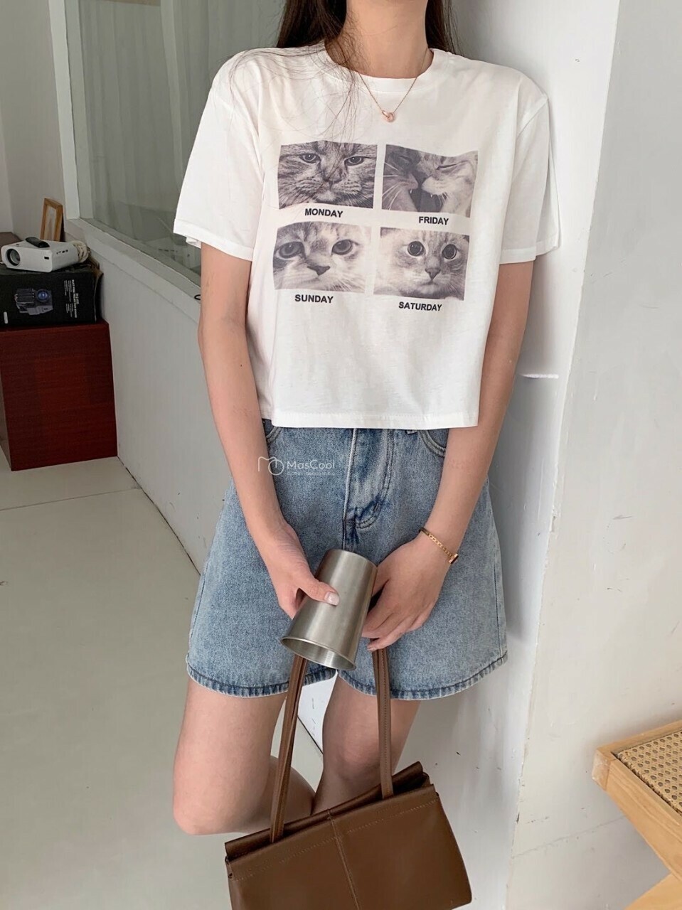 6100 Cat短版上衣