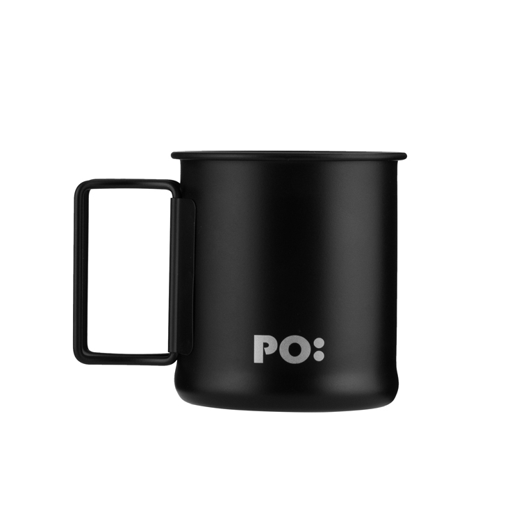 PO: 丹麥便攜折疊露營杯300ml(黑色)