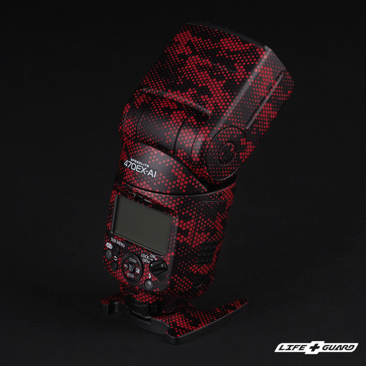 Canon Speedlite 470EX-AI  貼膜質感，LIFE+GUARD 設計風格