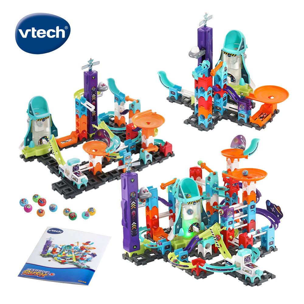 Vtech 智能滾球積木建構軌道組-太空總署(磁力款)