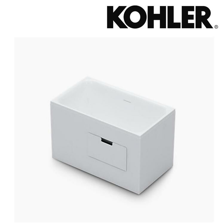 Kohler "Flexispace" K-26758T-L-0 Soaking Acrylic Left Corner Bathtub (with Step) 1200mm