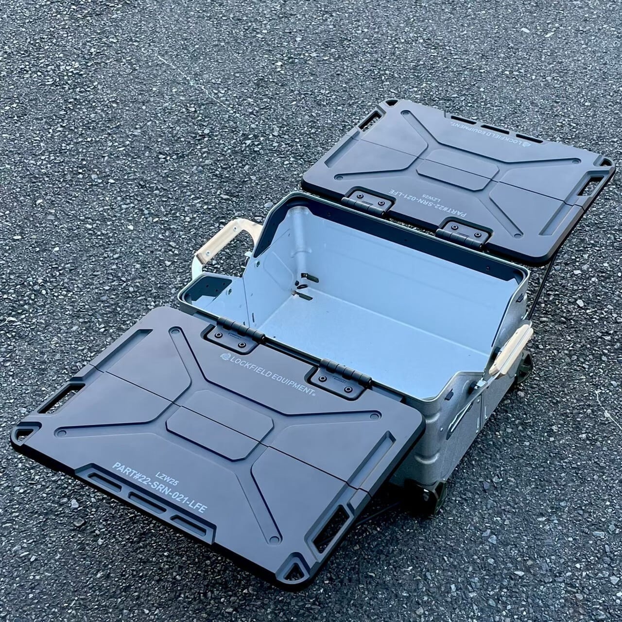 LOCKFIELD EQUIPMENT LZW 25 收納鋁箱天板套件共二色