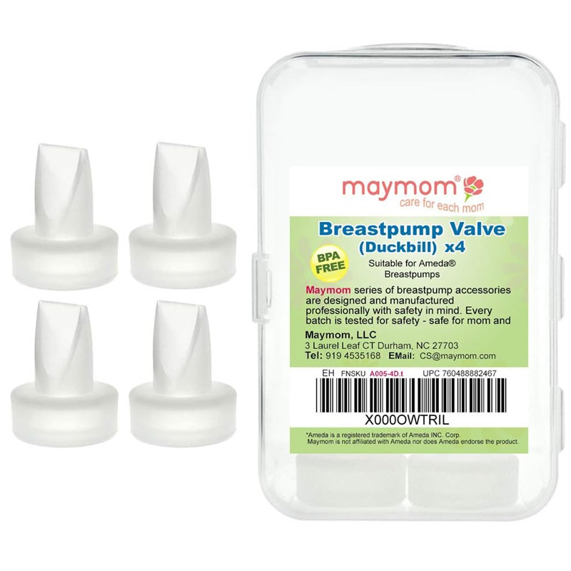 Maymom 鴨咀活門套裝 (4隻裝 兩對裝 電動式）｜適用Pigeon、Ameda、Lansinoh、Evorie、Ardo