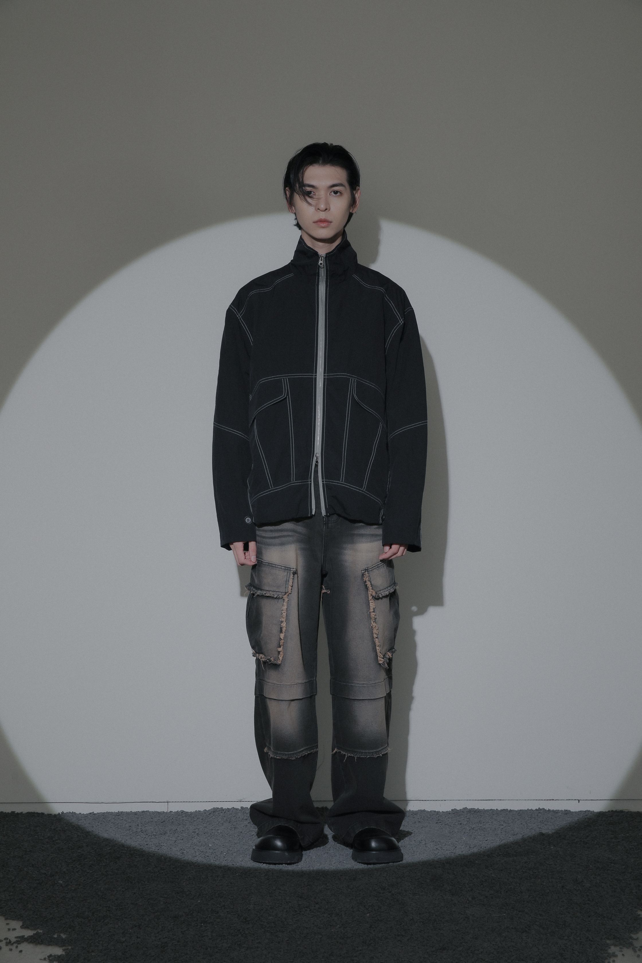 【Discount】Griffin Stitch Nylon Jacket #外套