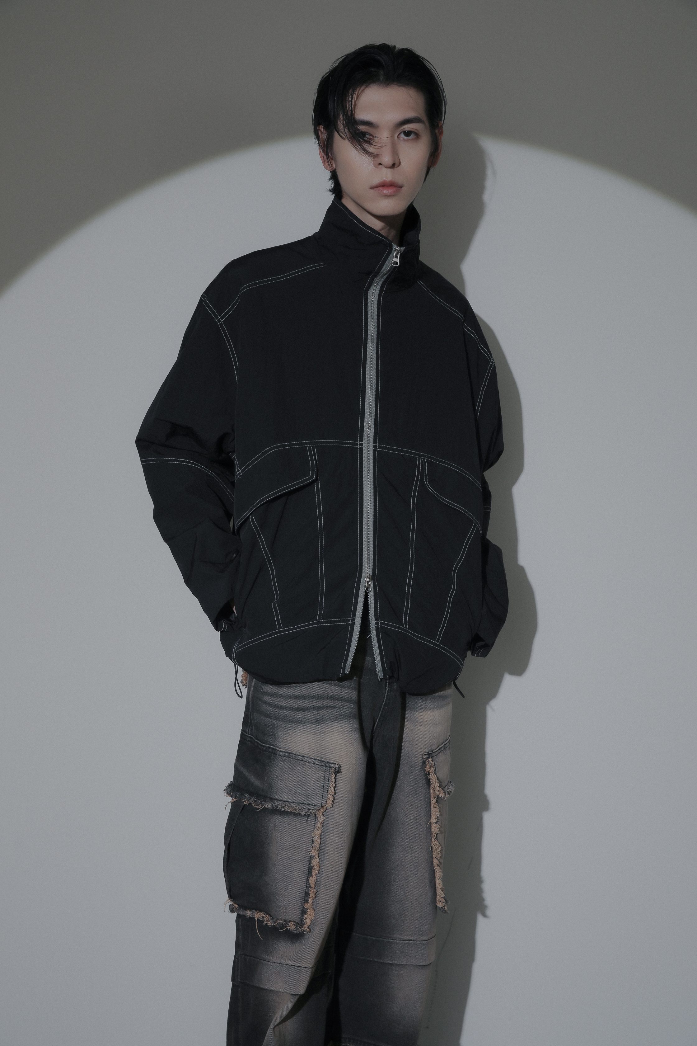 【Discount】Griffin Stitch Nylon Jacket #外套