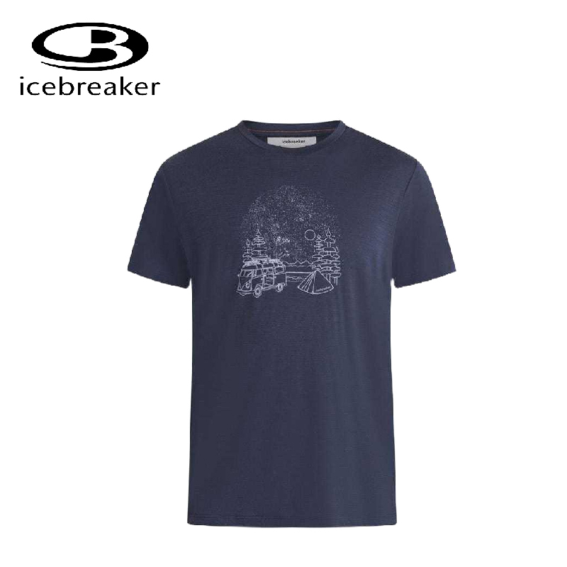 Icebreaker 紐西蘭 Tech LiteIII圓領(房車露營) 男款 戶外/休閒 10IB0A56WR