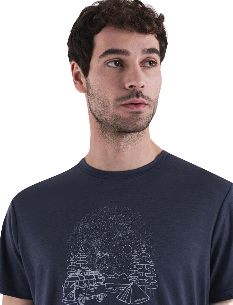 Icebreaker 紐西蘭 Tech LiteIII圓領(房車露營) 男款 戶外/休閒 10IB0A56WR