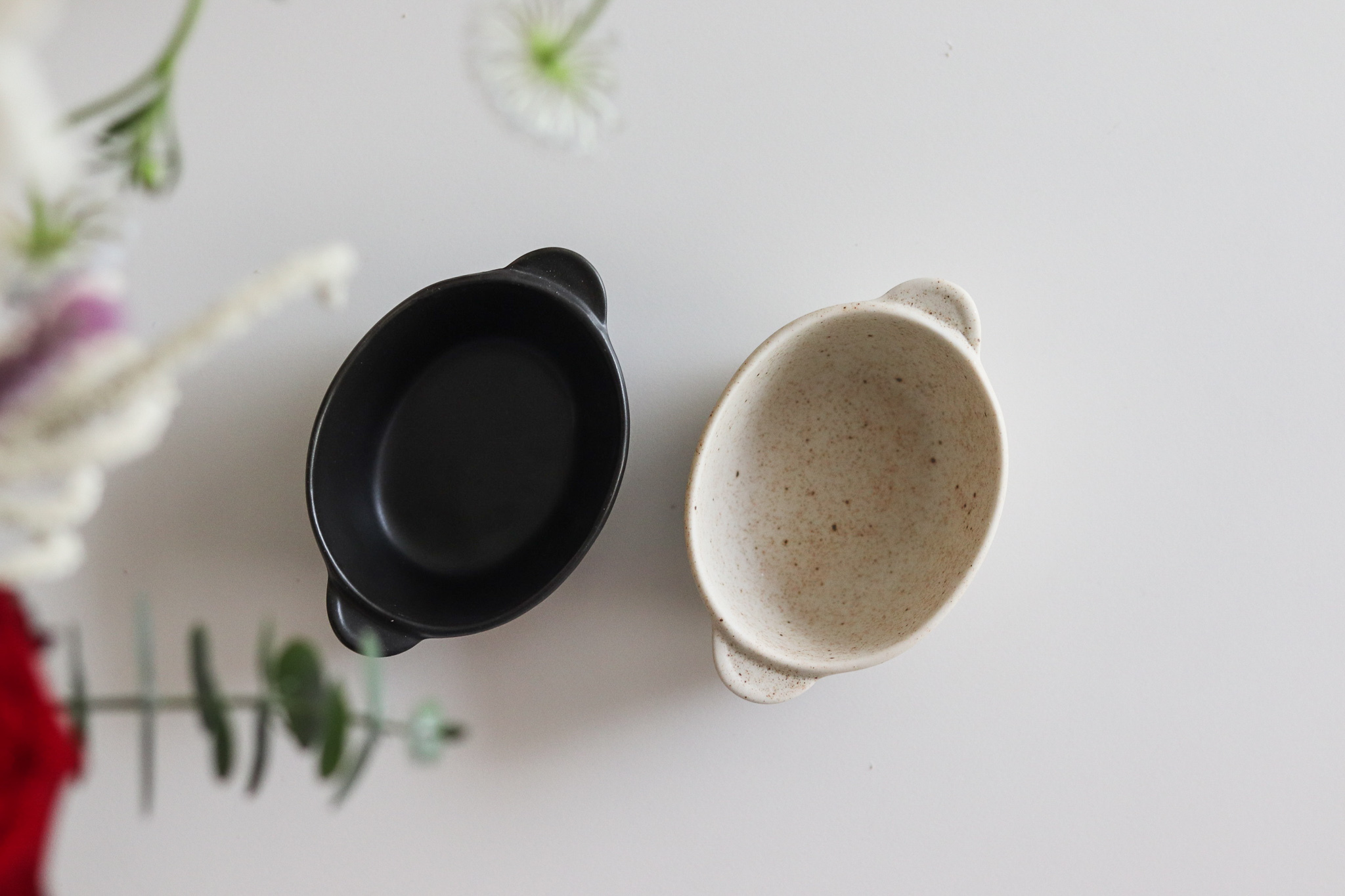 日本 美濃燒 Cocotte 雙耳 橢圓 小缽