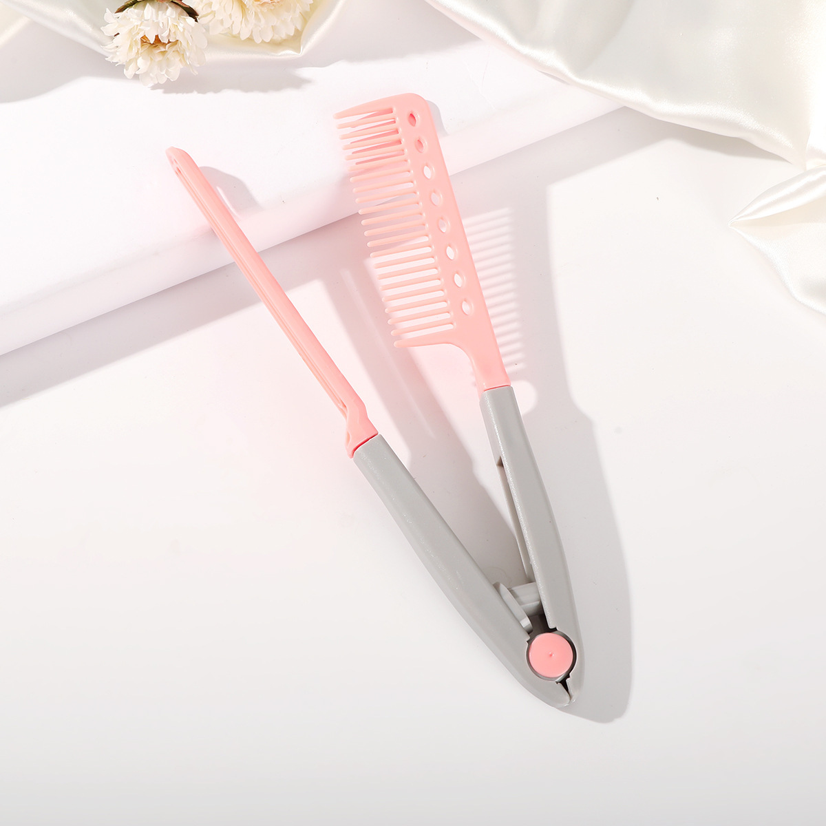 彩色V型夾梳
