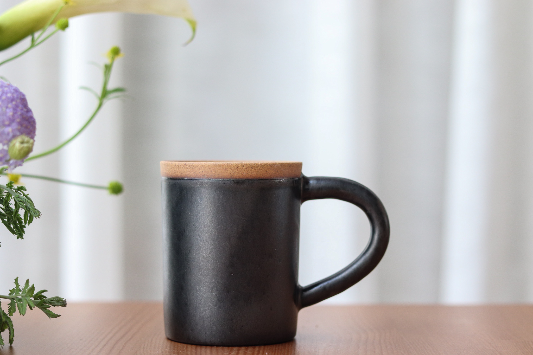 日本 美濃燒 SAKUZAN 作山窯 TRAY 大手把 馬克杯