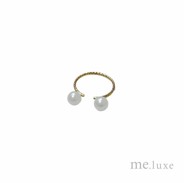 【me.luxe】K10珍珠耳骨夾(單耳)