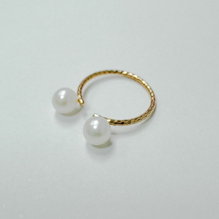 【me.luxe】K10珍珠耳骨夾(單耳)