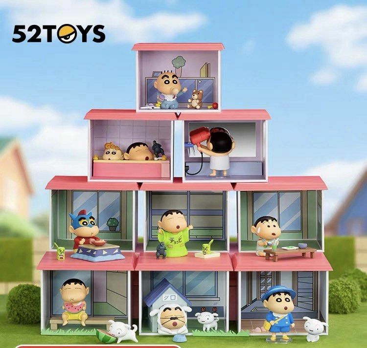 52TOYS 蠟筆小新春日部之家 盲盒（原盒8入）