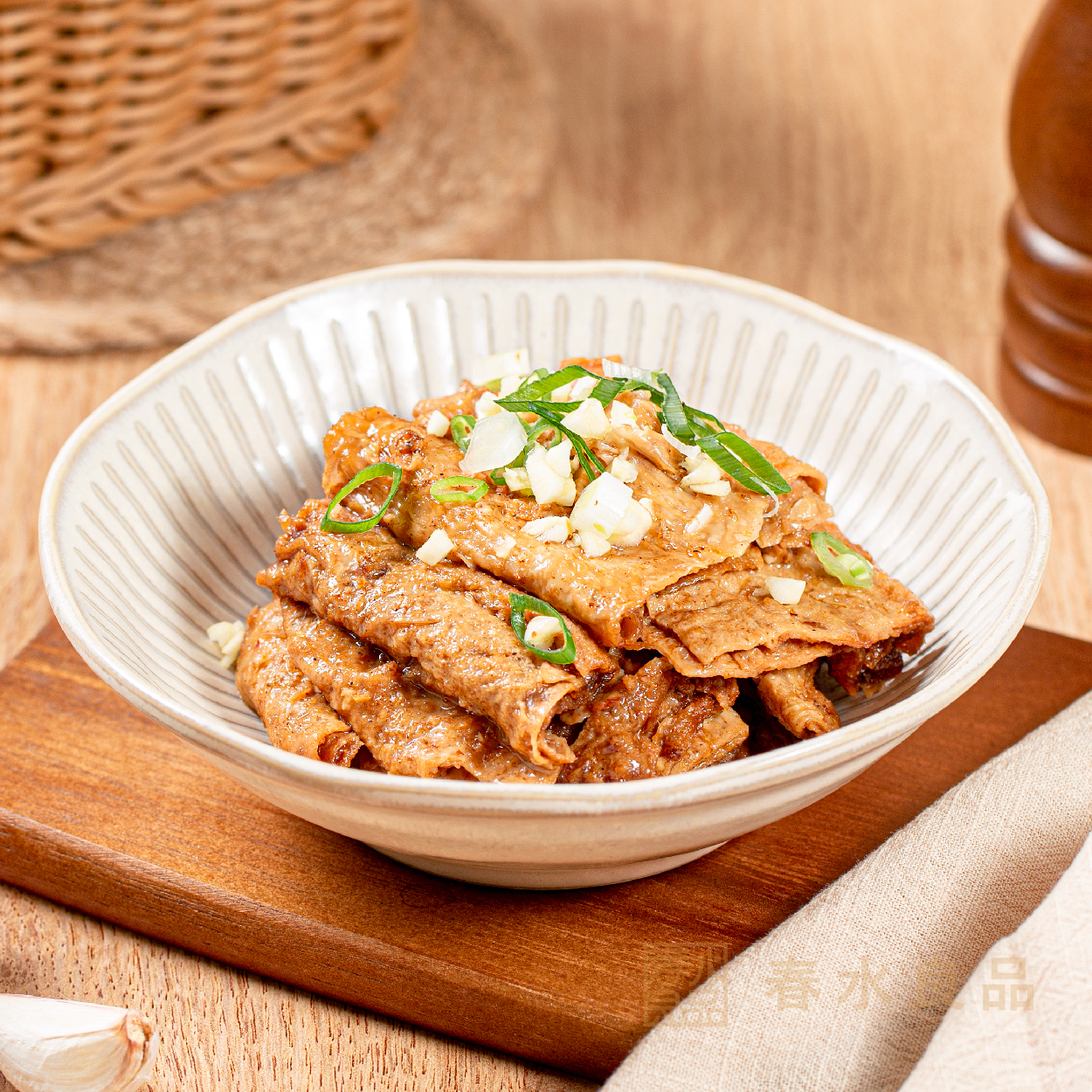 【滷春水】蒜香豆皮