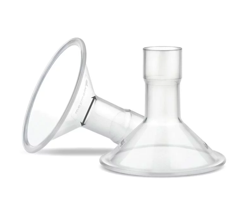 Maymom 吸乳器大小口徑喇叭罩配件護罩替換裝 - 適配Medela、Lansinoh、Spectra、PIGEON、Youha(一對)