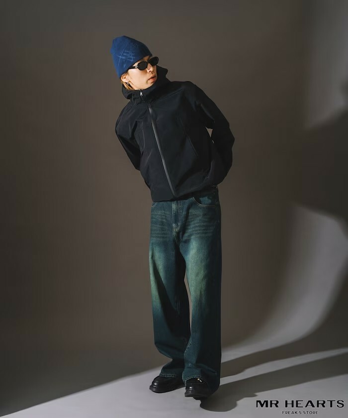 "代購+現貨“ MR.HEARTS 日本限定 VINTAGE WASH WIDE STRAIGHT DENIM 水洗作舊丹寧牛仔褲