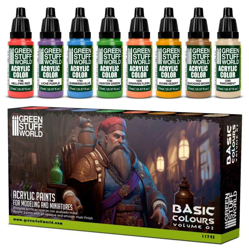 GSWC - Paint Set - Basic Colors 02 基礎色顏料套組 02