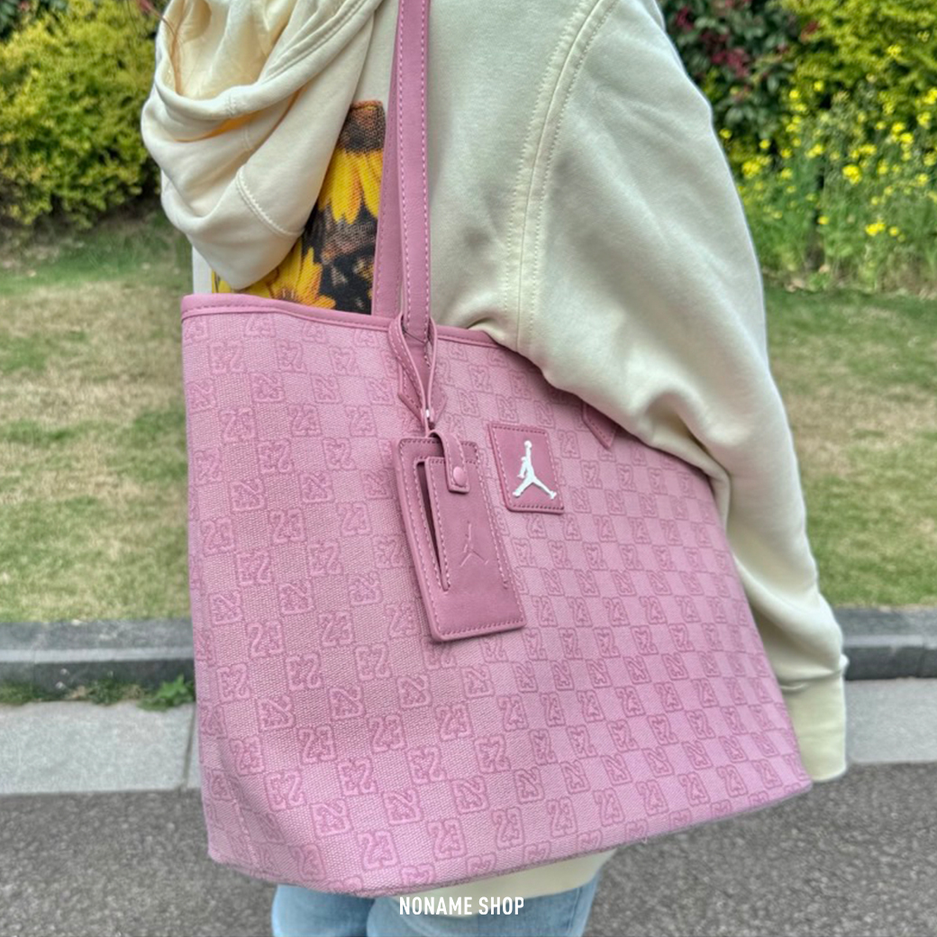 NIKE JORDAN 老花 防潑水 手提 單肩 托特包 三色