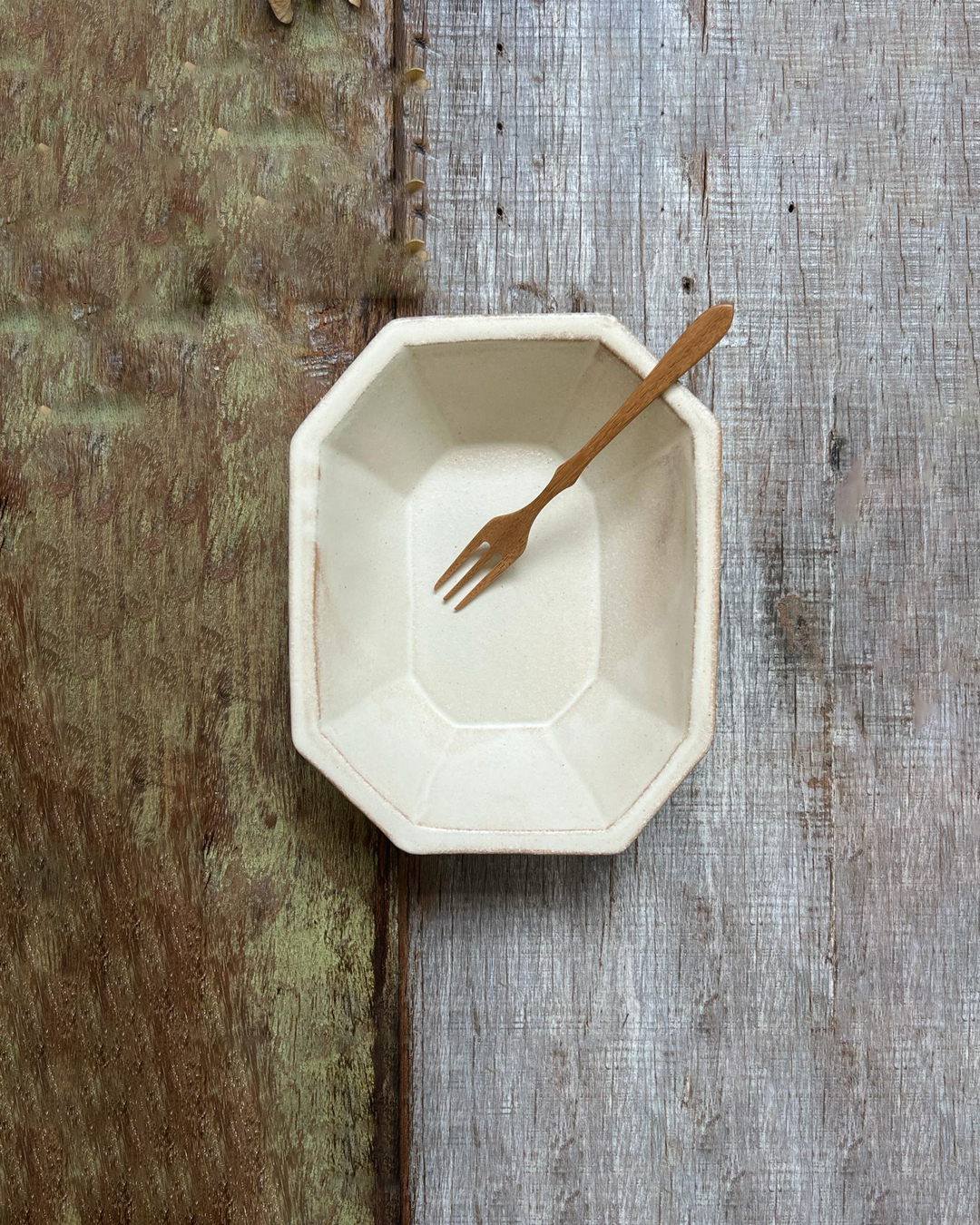 Mashiko ware kinari 20cm Octagon Bowl｜Wakasama