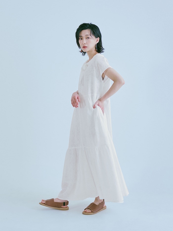 夢境擦肩綁帶洋裝-初吻