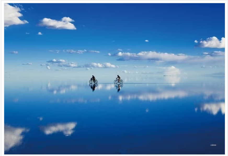 玻利維亞-奇跡之湖-塩湖 (世界最小)