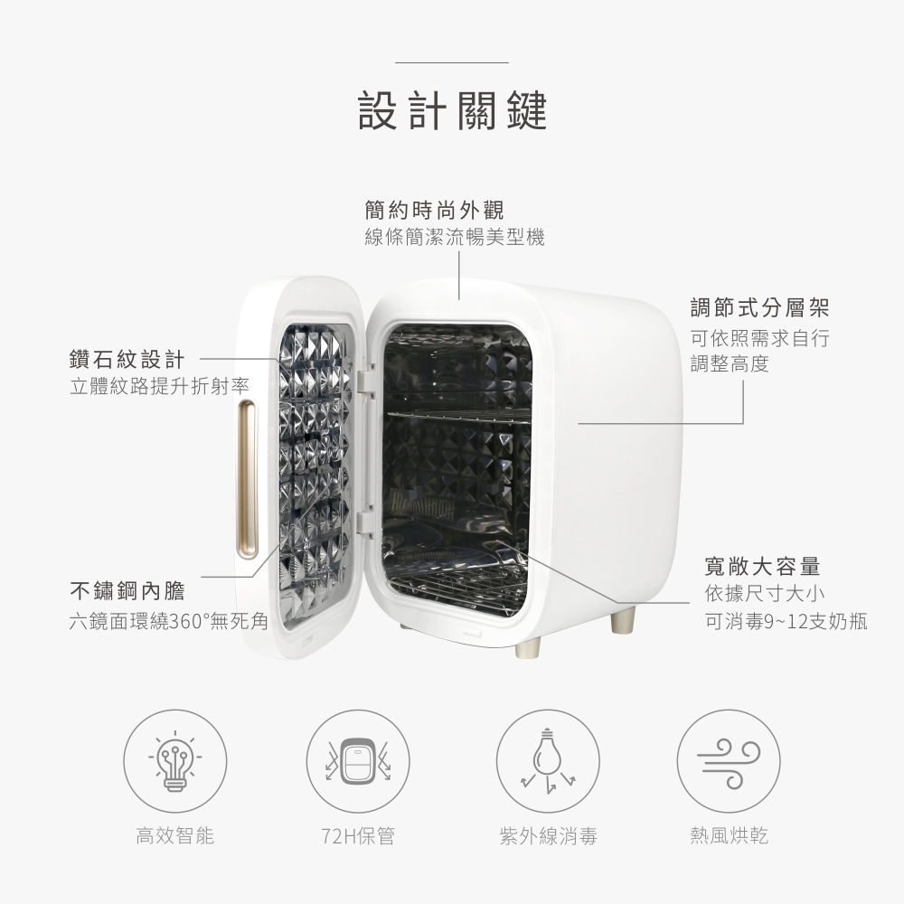 Roomy高效智能紫外線消毒機-PUKU Roomy高效智能紫外線消毒機-PUKU