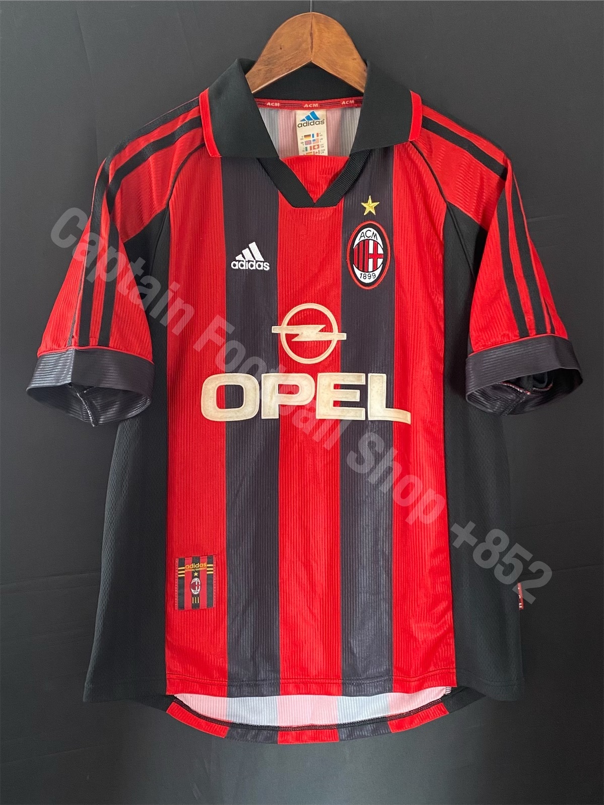 AC Milan 1998-1999 Adidas Home Shirt