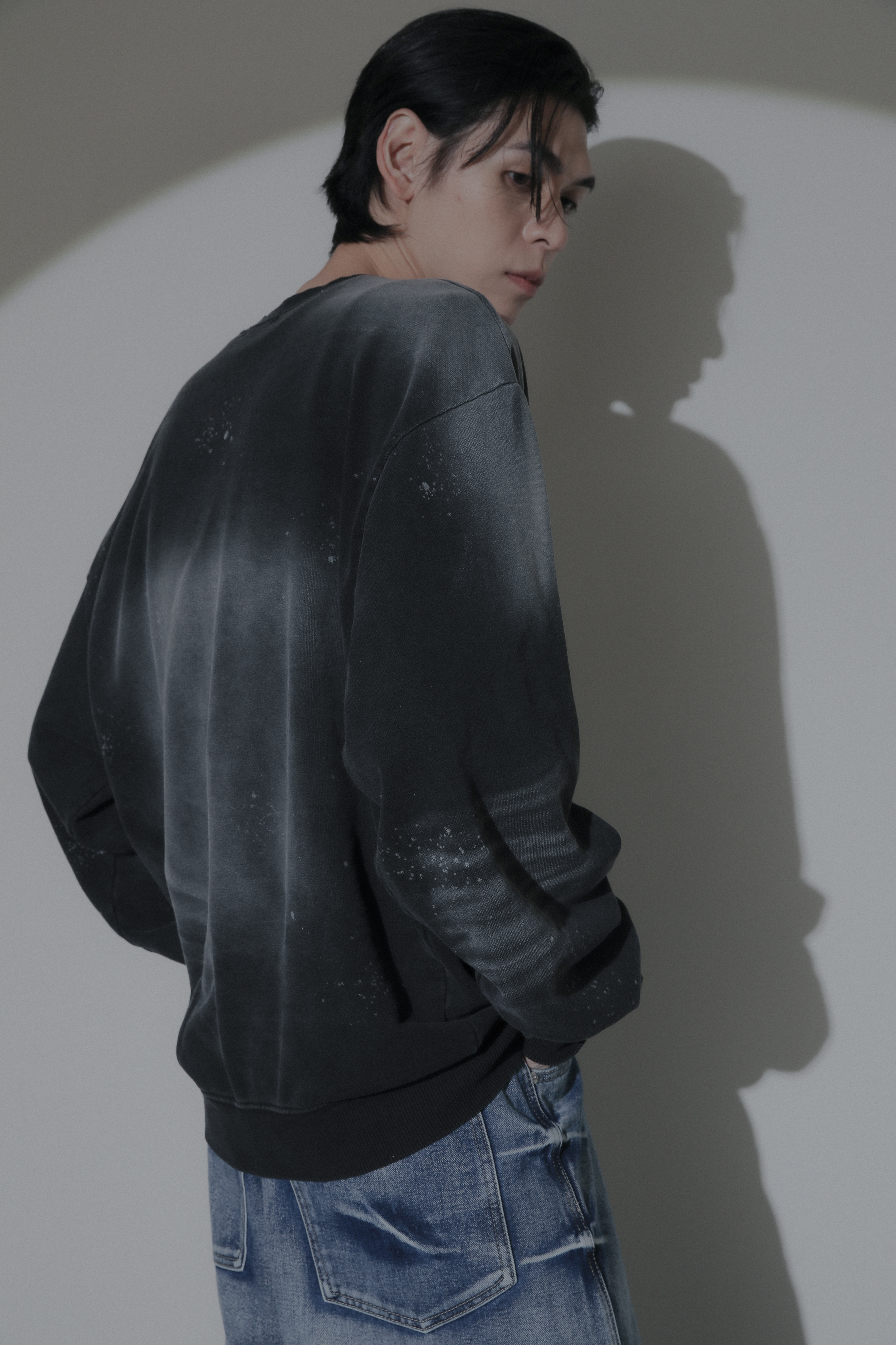 Denim Damage Sweatshirt #衛衣