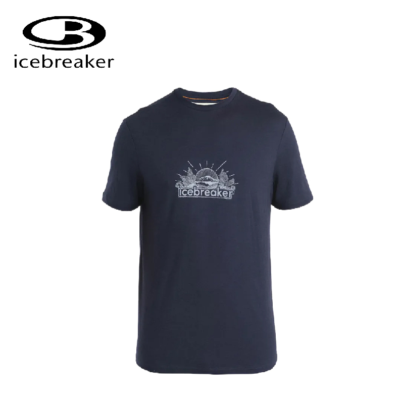 Icebreaker 紐西蘭 Tech LiteIII圓領(光輝景致) 男款 戶外/休閒 10IB0A56WY