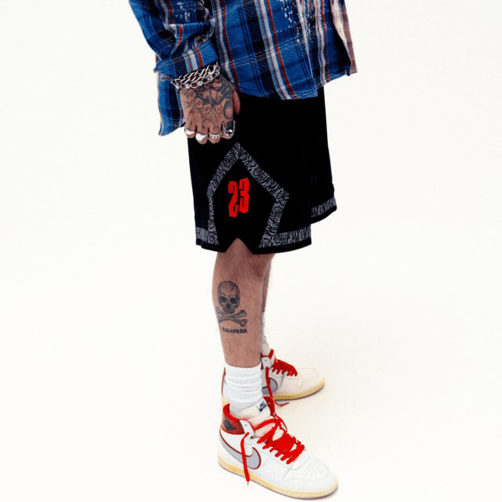 Awake Ny x Jordan 球褲 黑紅 FQ5450-010