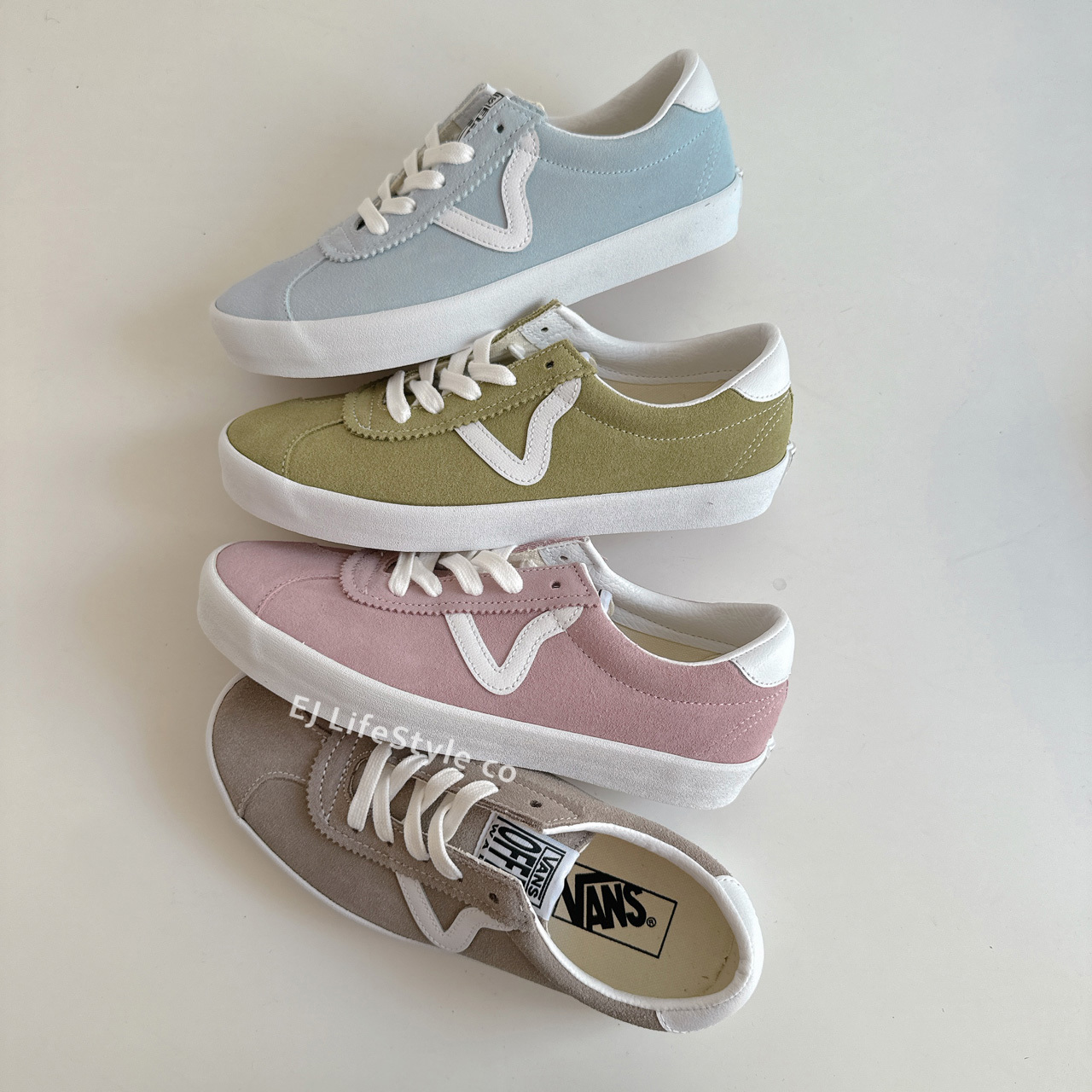 VANS SPORT LOW 春夏系列 櫻花粉 抹茶綠 寶寶藍 巧克力色 男女鞋 / 調貨