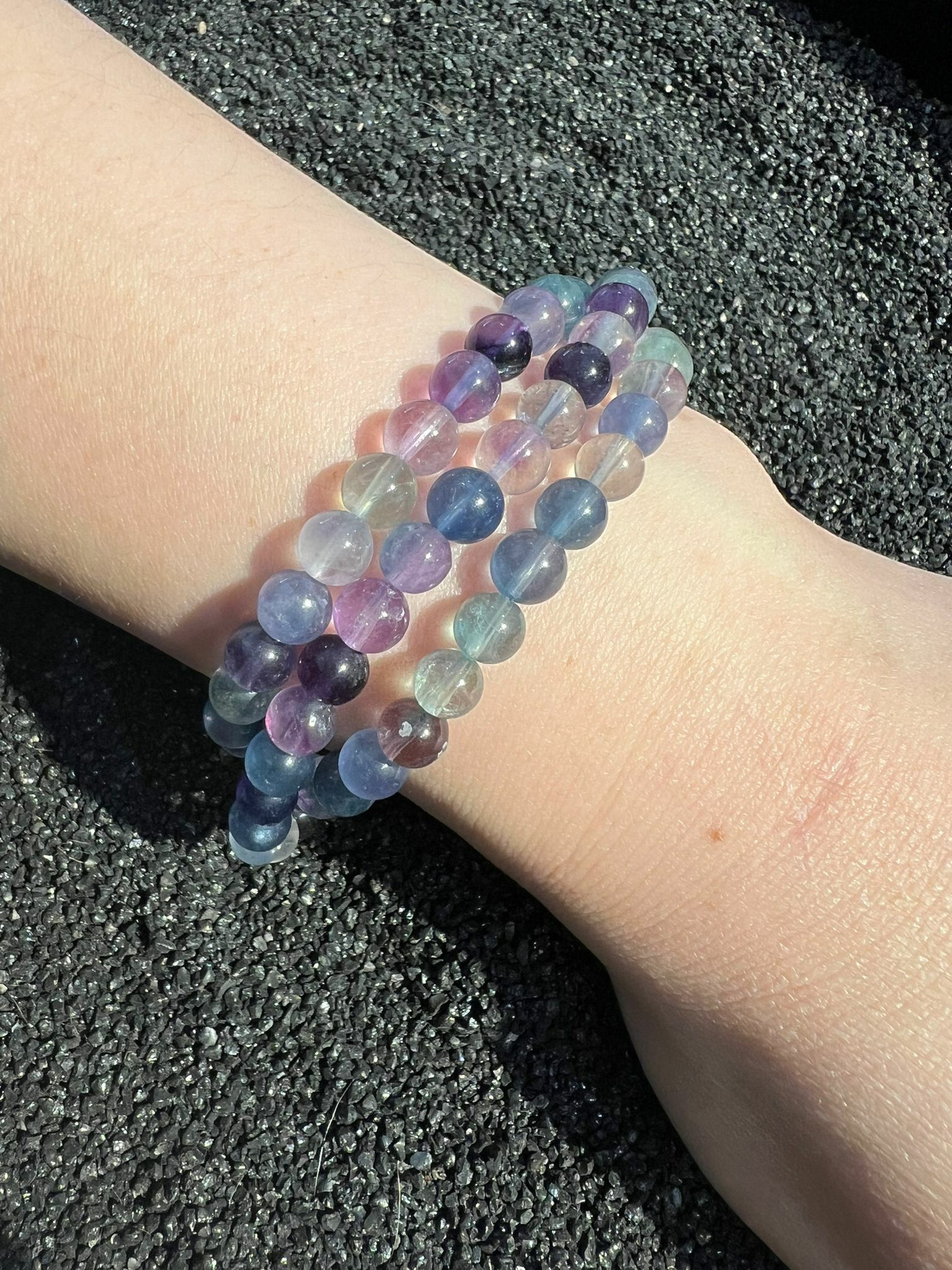 🔮能量水晶🔮彩瑩石三圈手串 (6+) (H3/CR288)