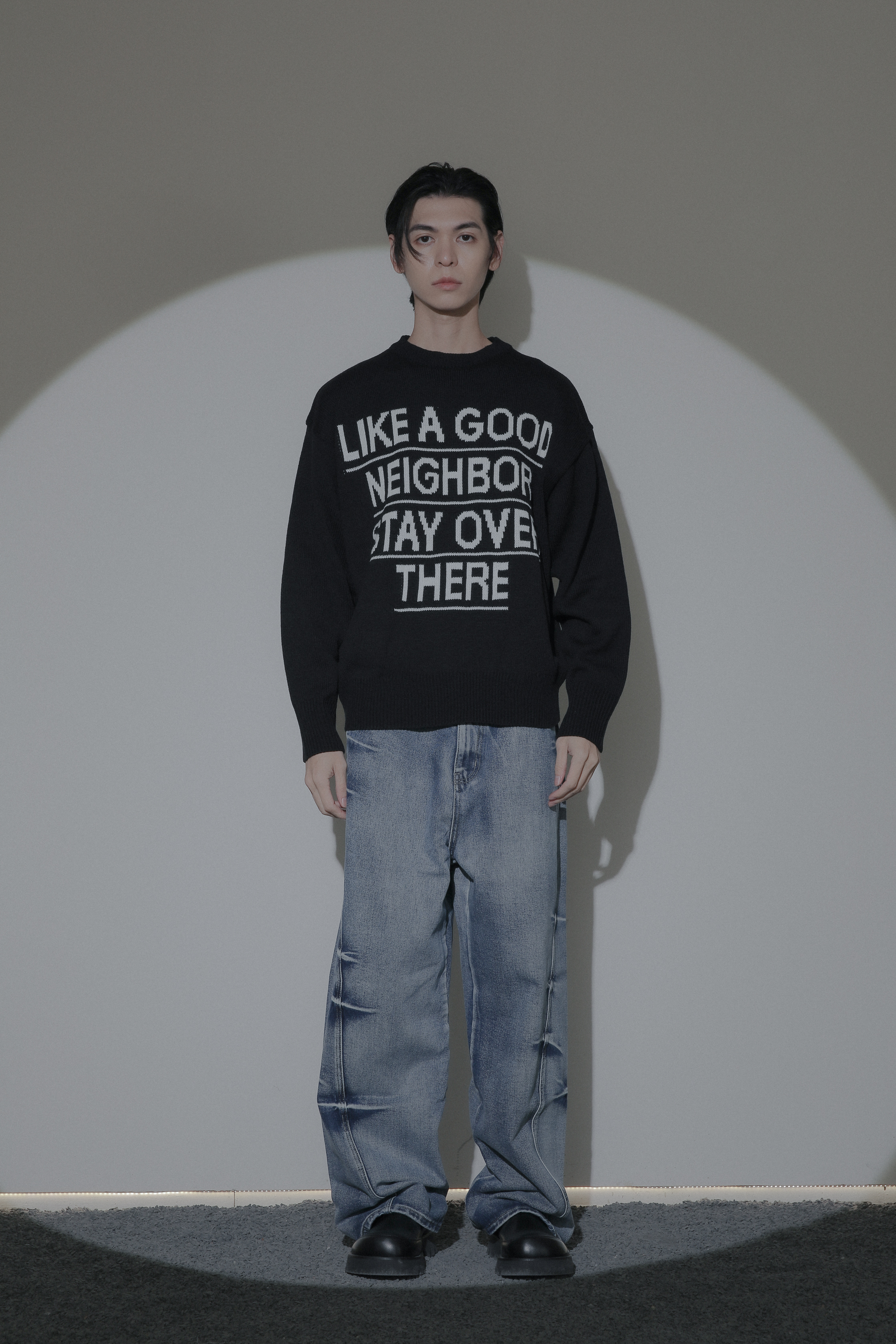 Initial Round Knit #毛衣