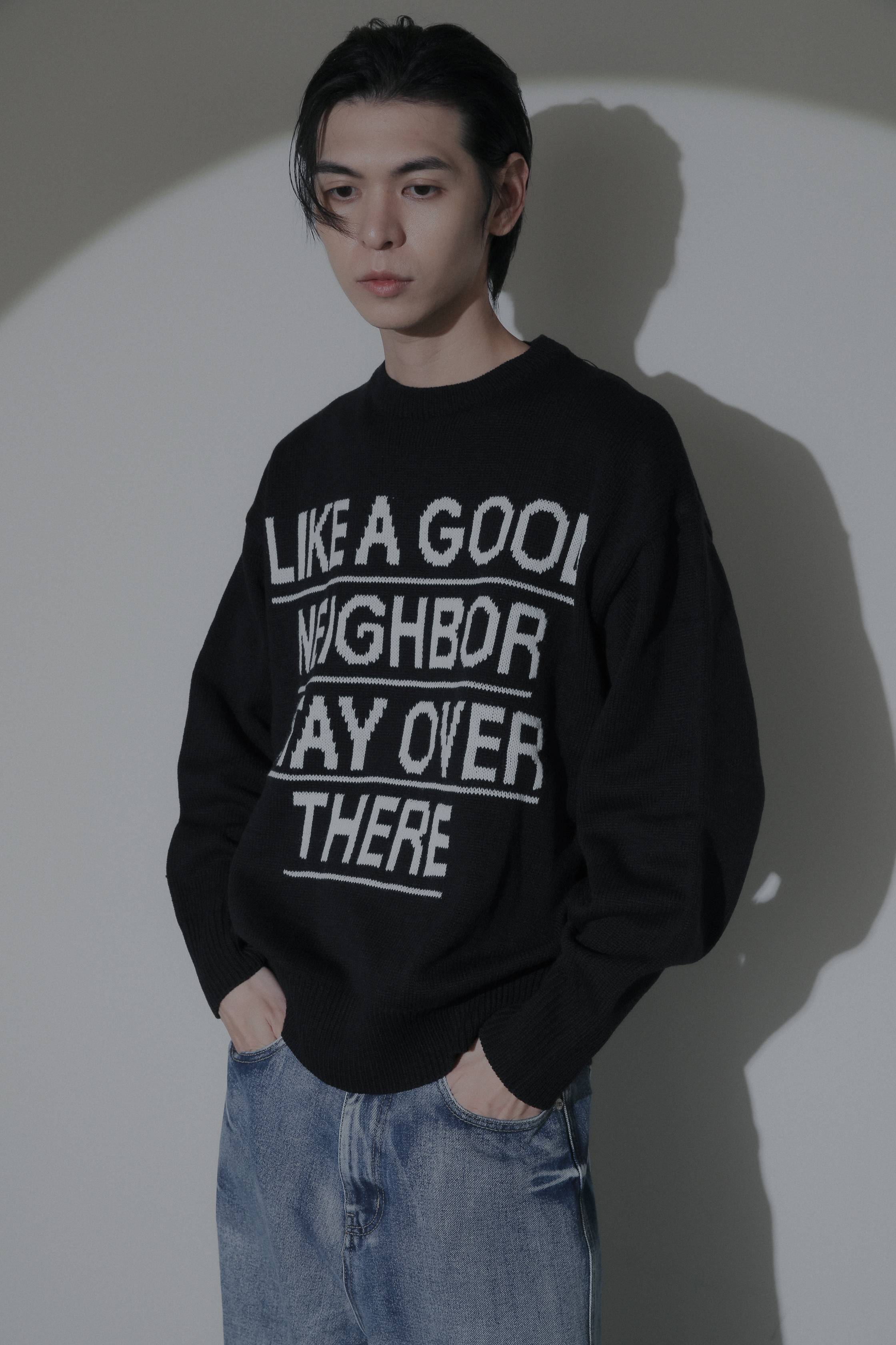 Initial Round Knit #毛衣