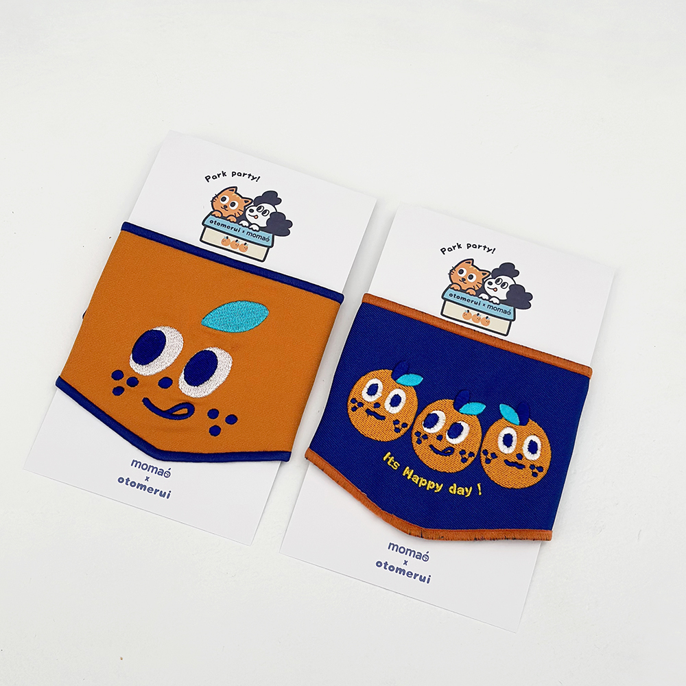 MOMAO x平凡乙女日記 寵物領巾 桔利好朋友